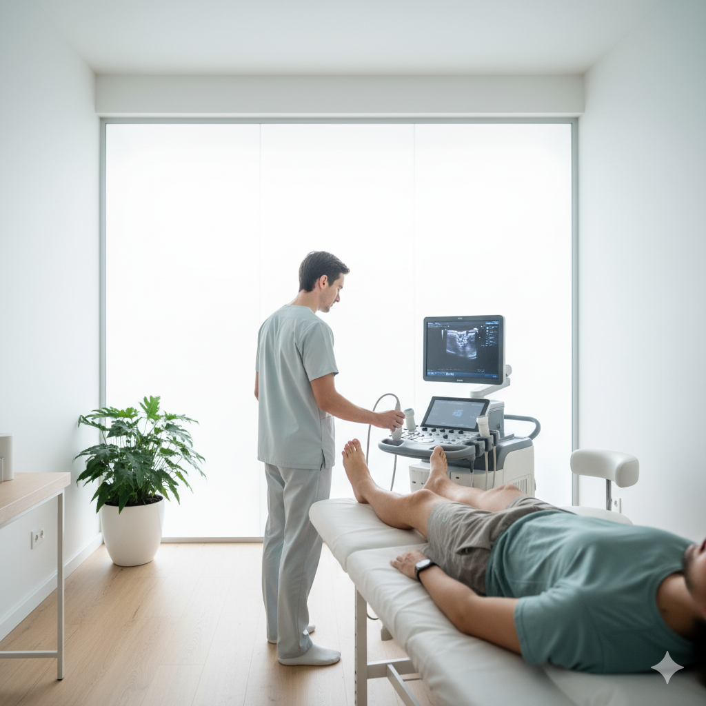 Finea workflow: clinician using medical imaging in daily practice